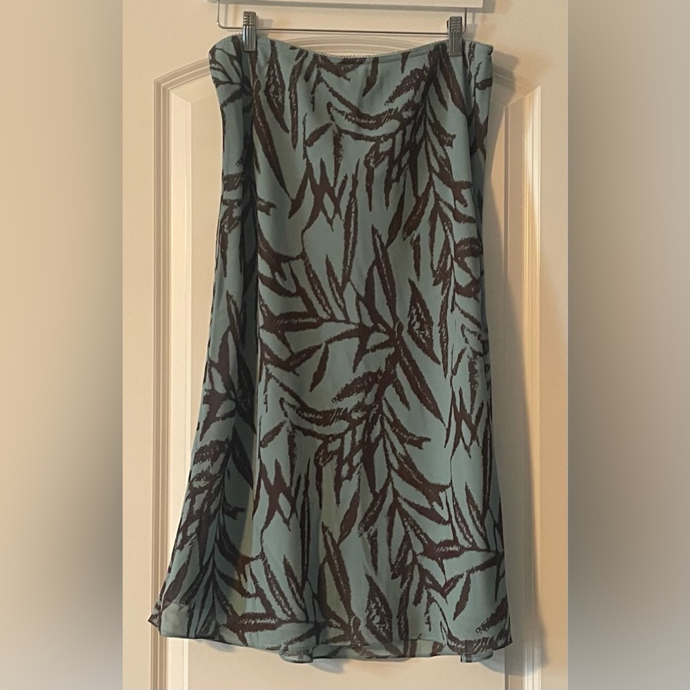 i.e. Silk Skirt - Light Teal Colored